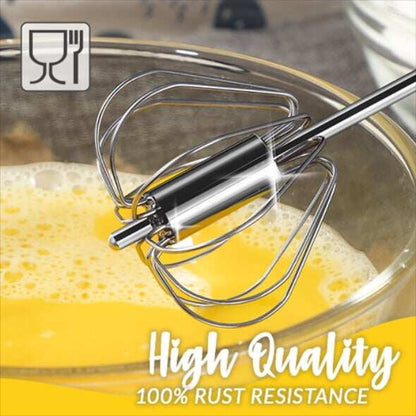 Stainless Steel Semi-Automatic Egg Beater ⚡ Free your hands and instantly transform into a whisking marvel! Limited-time discount 🎁