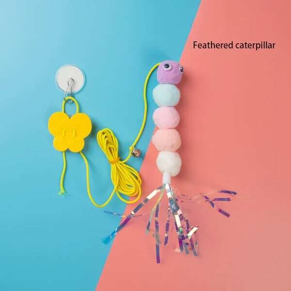 🚀Suspended Bouncing Cat Toy｜One-click to activate your cat's crazy play mode🎯｜Limited-time extravaganza🎉