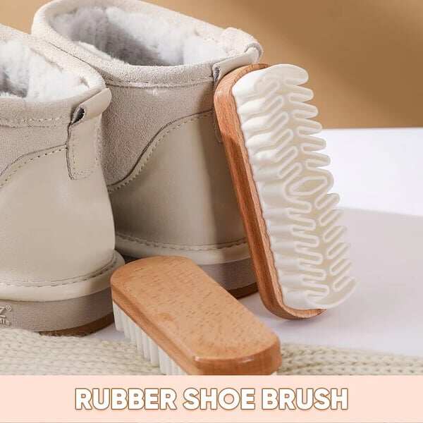 🥾👟👞 Suitable for the whole family's shoes! All-purpose rubber shoe brush ~ Cleans stains/dust with a single wipe 💸 Special offer today!