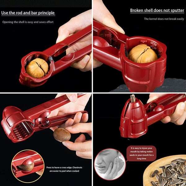 💪🏻🔥Effortless Nutcracker｜Non-slip Handle Makes Opening Easy✨Limited Time Discount