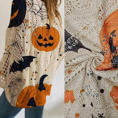 🎃Halloween Sale 40% Off🎃Women's Halloween Print Knit