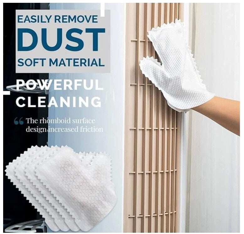 The ultimate cleaning gadget for lazy people! 🔥Hot-selling dust removal gloves, clean with just a wipe ~ Limited time offer