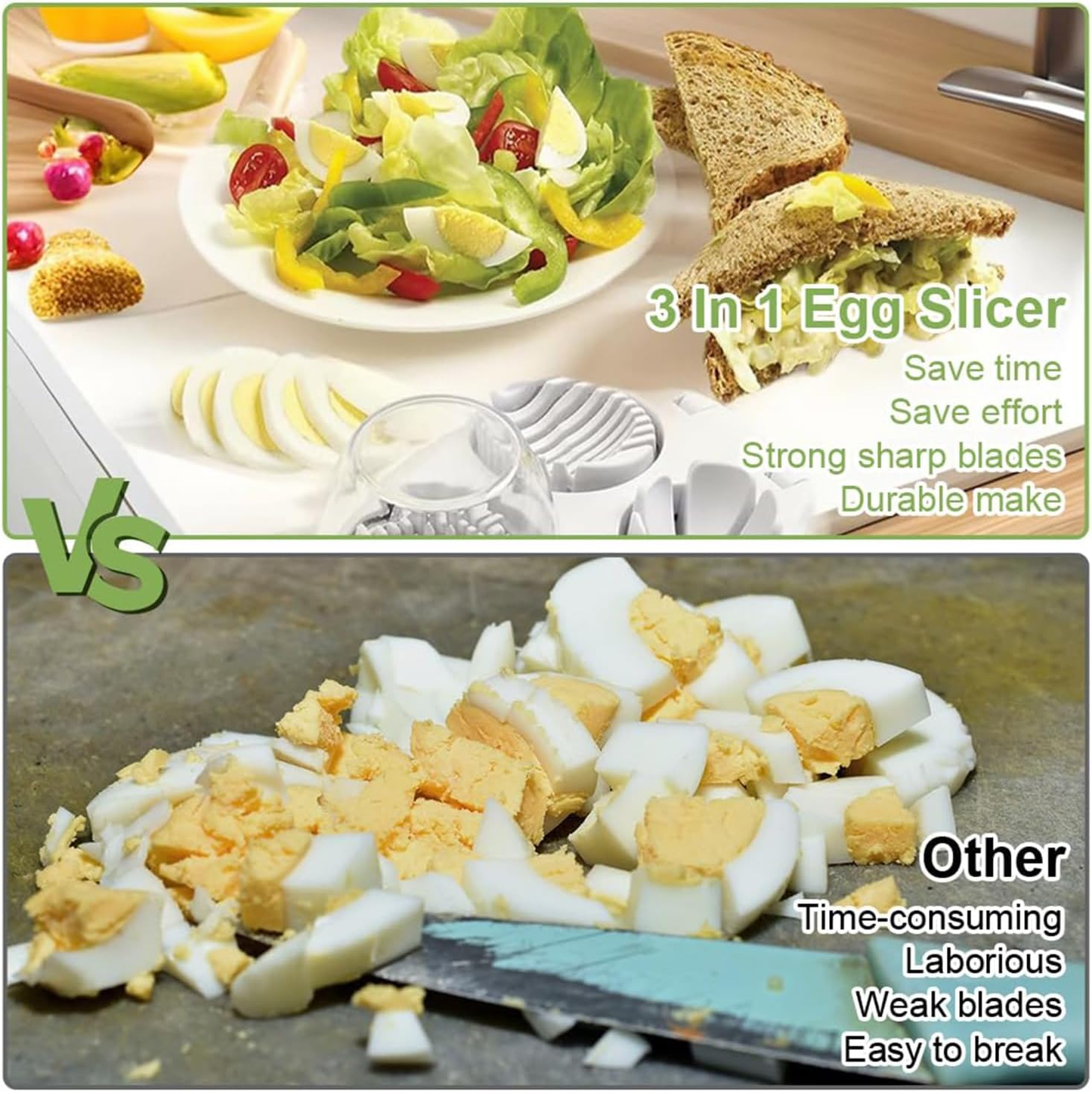 ✨Today's Special 30% Off✨🍳 Egg Slicer 3 in 1