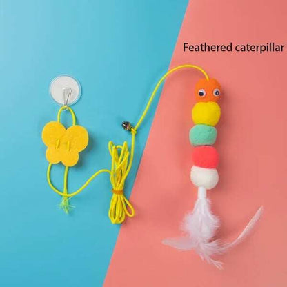 🚀Suspended Bouncing Cat Toy｜One-click to activate your cat's crazy play mode🎯｜Limited-time extravaganza🎉