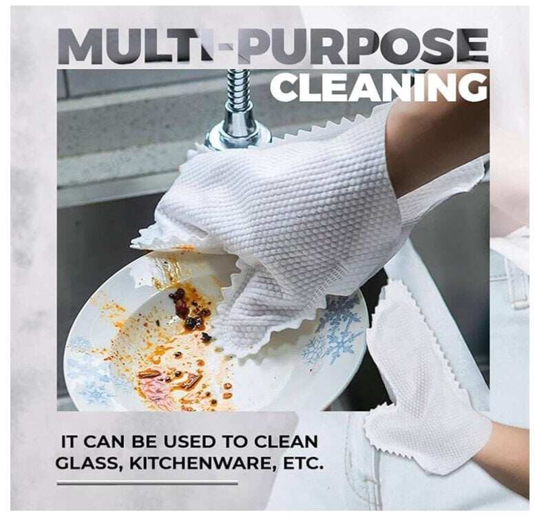 The ultimate cleaning gadget for lazy people! 🔥Hot-selling dust removal gloves, clean with just a wipe ~ Limited time offer