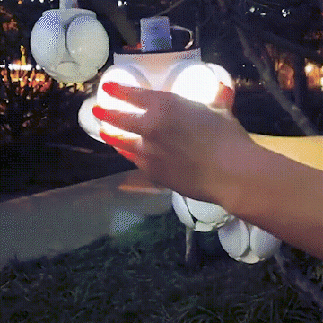 🚀Outdoor essential! Foldable solar LED bulb 🔋Lighting and charging in one!