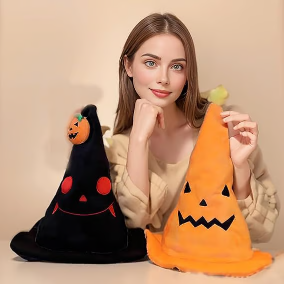 🎃Halloween Sale 40% Off🎃Halloween Electric Glowing Pumpkin Hat